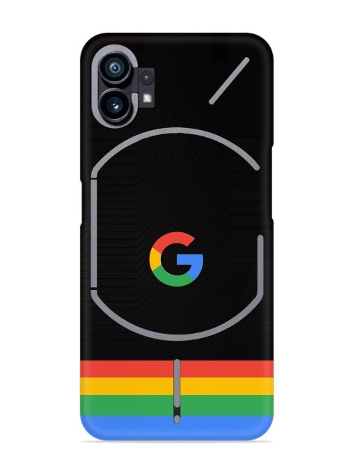 Google Logo Art Snap Case for Nothing Phone 1