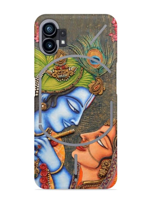 Lord Radha Krishna Flute Art Snap Case for Nothing Phone 1