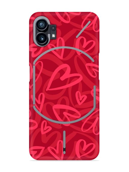 Seamless Romantic Pattern Snap Case for Nothing Phone 1