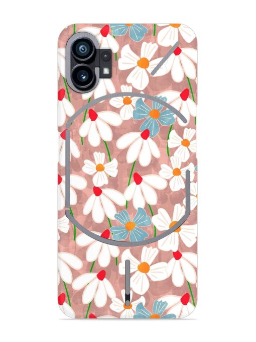 Abstract Petal Flowers Snap Case for Nothing Phone 1