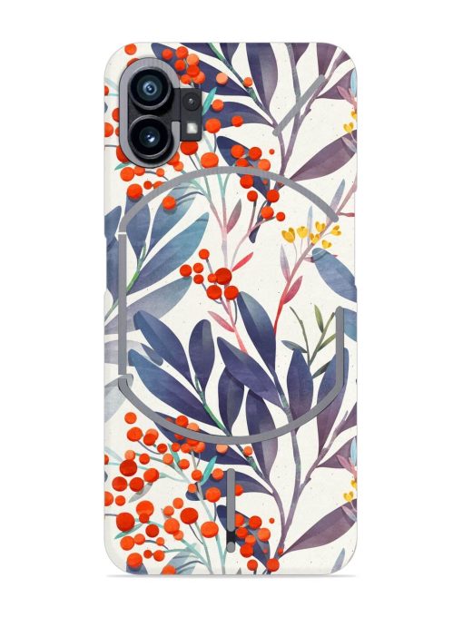 Seamless Floral Pattern Snap Case for Nothing Phone 1