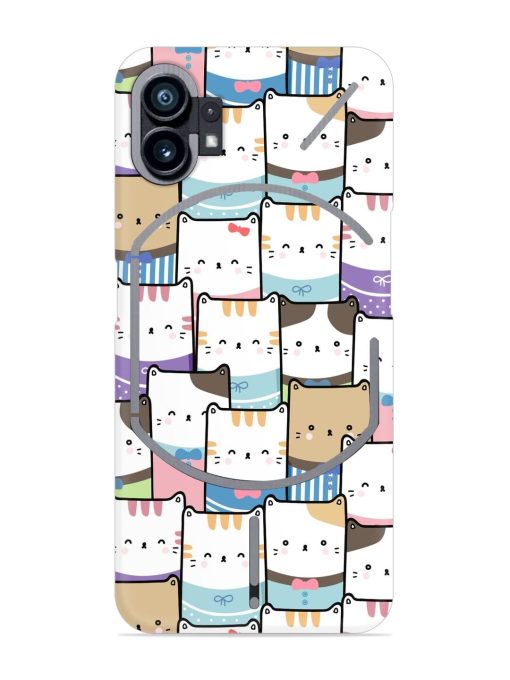 Cute Adorable Cat Snap Case for Nothing Phone 1