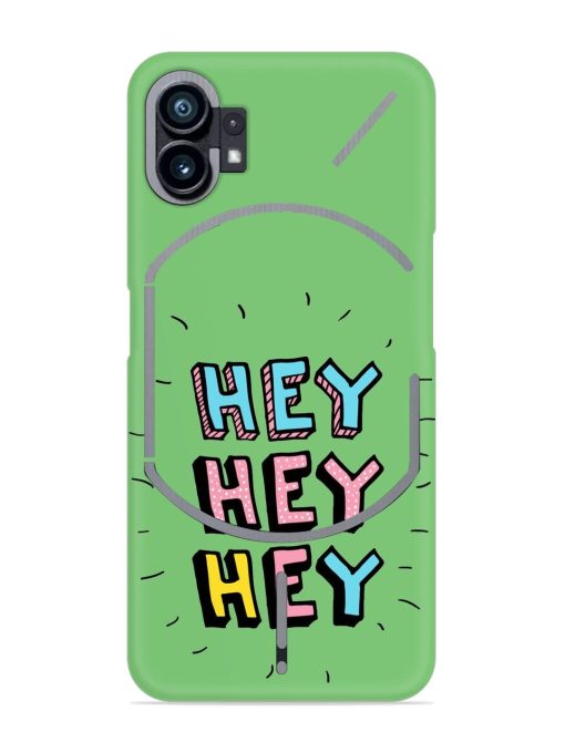 Hey Vector Cartoon Snap Case for Nothing Phone 1 Zapvi