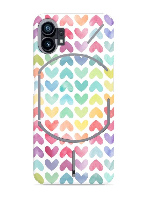 Seamless Colorful Watercolor Snap Case for Nothing Phone 1