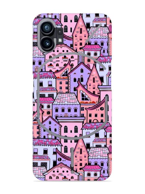 Seamless Pattern Houses Snap Case for Nothing Phone 1