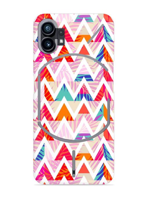 Abstract Triangle Background Snap Case for Nothing Phone 1