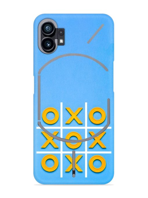 Yellow Plastic Crosses Snap Case for Nothing Phone 1