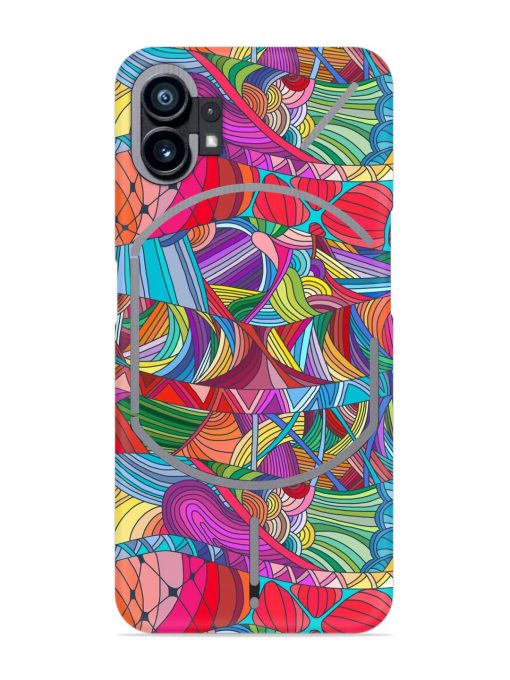 Seamless Patterns Hand Drawn Snap Case for Nothing Phone 1