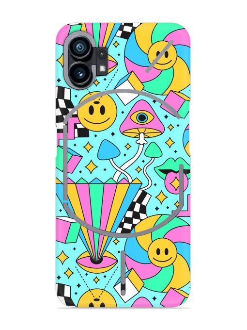 Trippy Rainbow 60S Snap Case for Nothing Phone 1