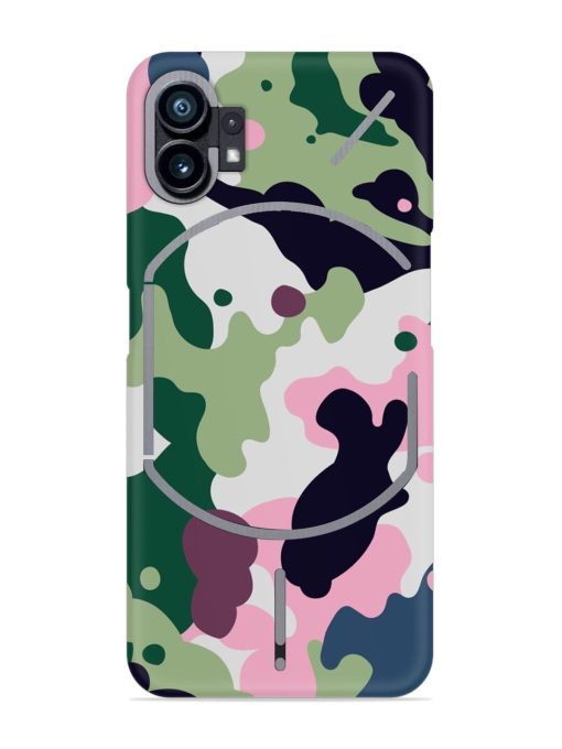 Seamless Funky Camouflage Snap Case for Nothing Phone 1