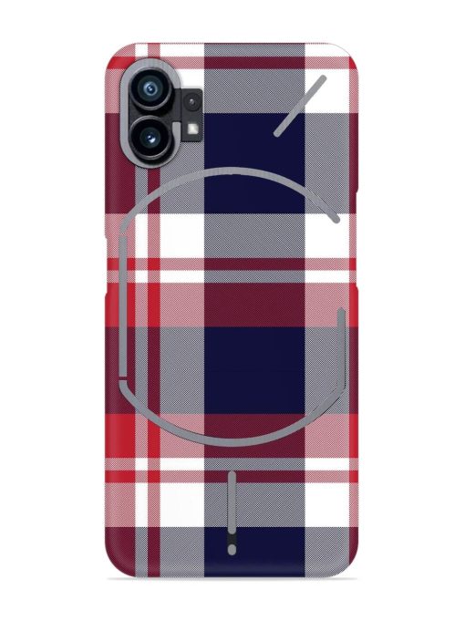 Classic Plaid Tartan Snap Case for Nothing Phone 1