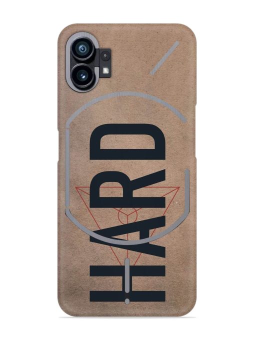 Hard Typo Snap Case for Nothing Phone 1