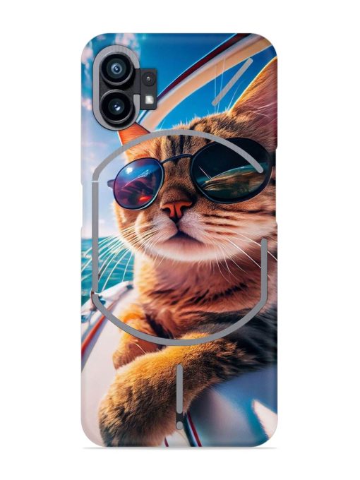 Cat In Style Snap Case for Nothing Phone 1 Zapvi