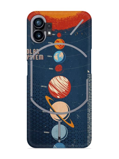 Solar System Vector Snap Case for Nothing Phone 1