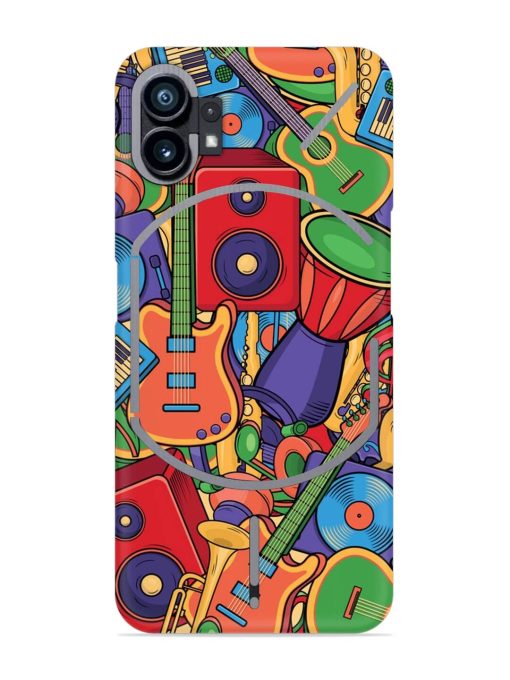 Colorful Music Art Snap Case for Nothing Phone 1