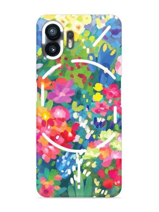 Watercolor Flower Art Snap Case for Nothing Phone 2