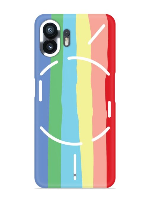 Rainbow Premium Shade Snap Case for Nothing Phone 2 Zapvi