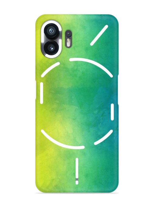 Yellow Green Gradient Snap Case for Nothing Phone 2 Zapvi