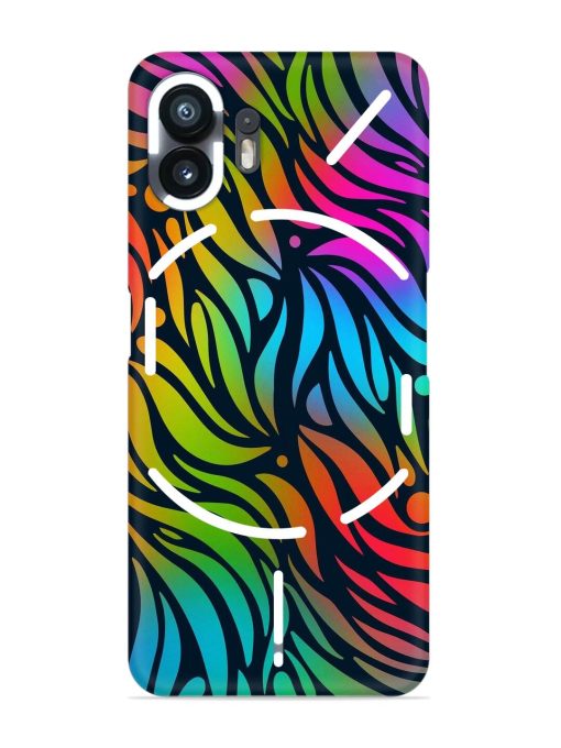 Abstract Leaf Design Snap Case for Nothing Phone 2 Zapvi