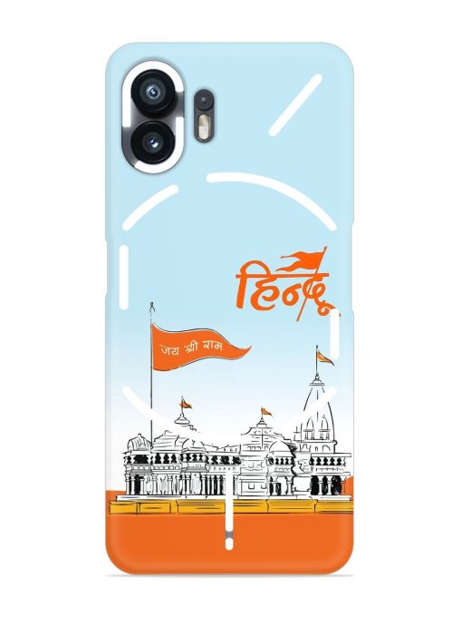 Ram Mandir Hindu Snap Case for Nothing Phone 2