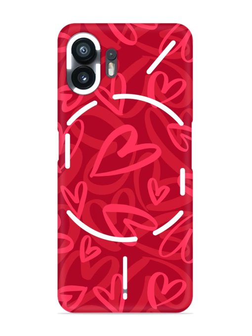 Seamless Romantic Pattern Snap Case for Nothing Phone 2