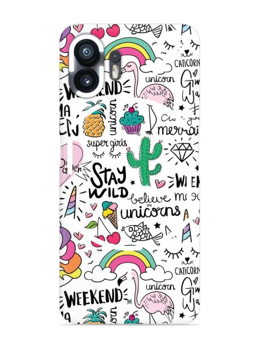 Unicorn Ice Cream Snap Case for Nothing Phone 2