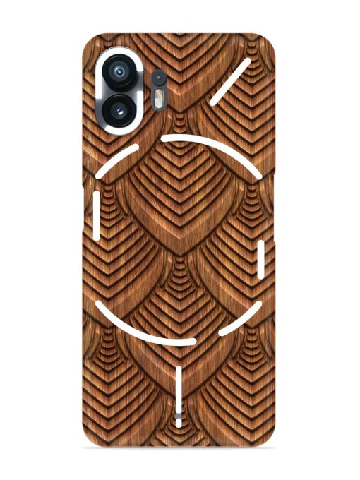 Carved Pattern On Snap Case for Nothing Phone 2