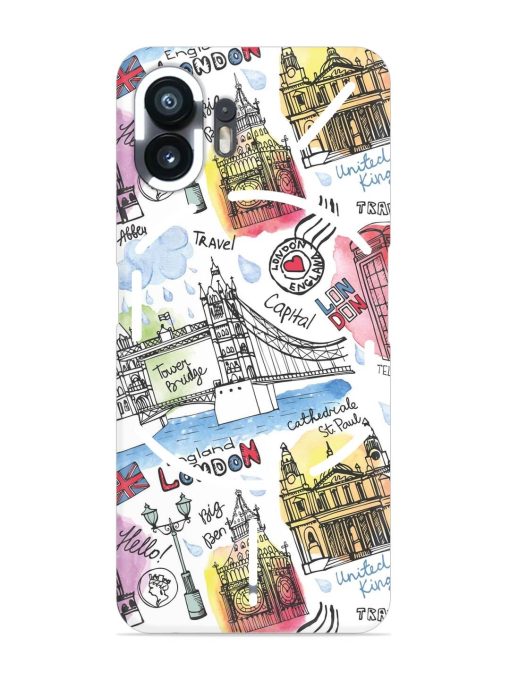 Vector London Landmark Snap Case for Nothing Phone 2