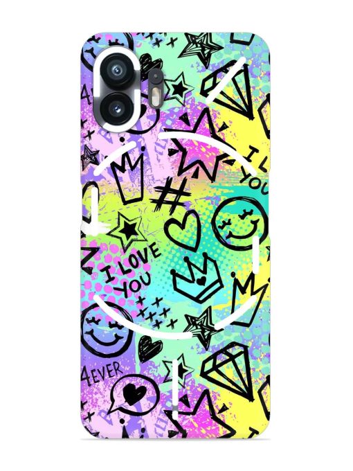 Bright Seamless Pattern Snap Case for Nothing Phone 2