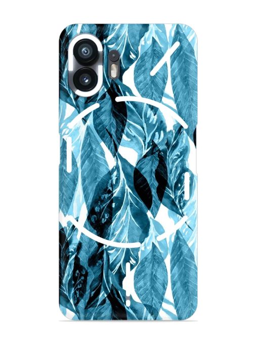 Leaves Pattern Jungle Snap Case for Nothing Phone 2