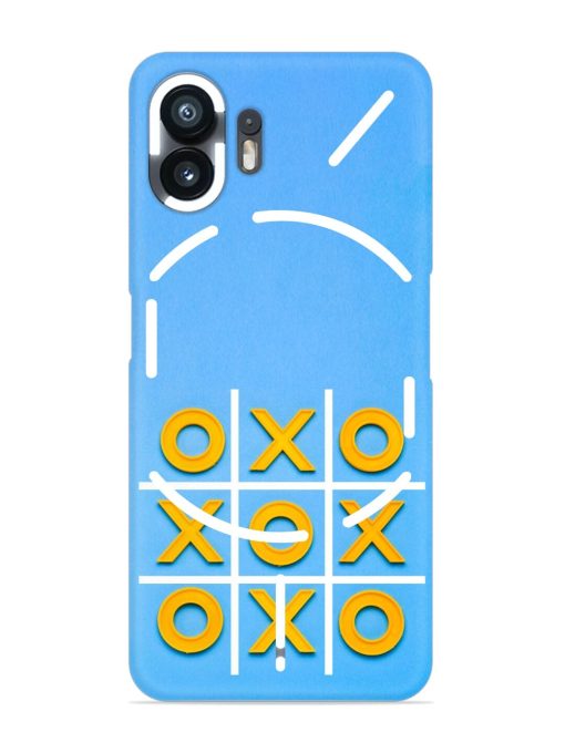 Yellow Plastic Crosses Snap Case for Nothing Phone 2