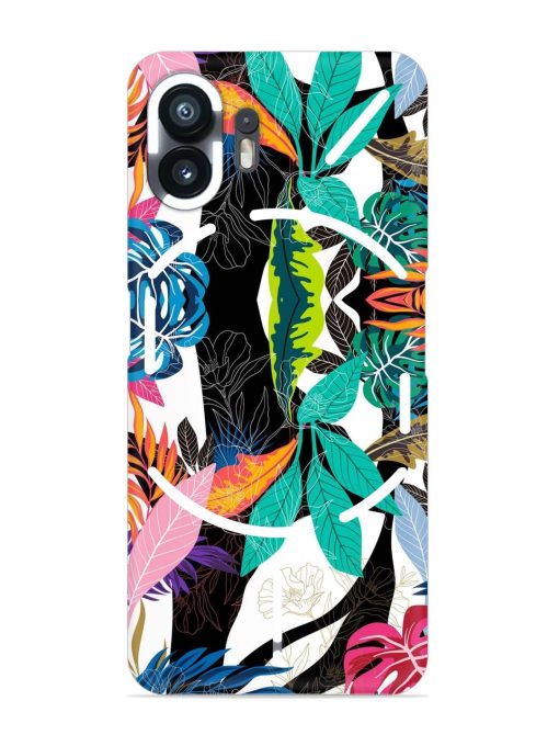 Floral Pattern Bright Snap Case for Nothing Phone 2