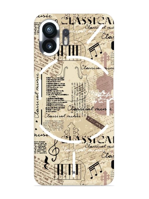 Classical Music Lpattern Snap Case for Nothing Phone 2 Zapvi