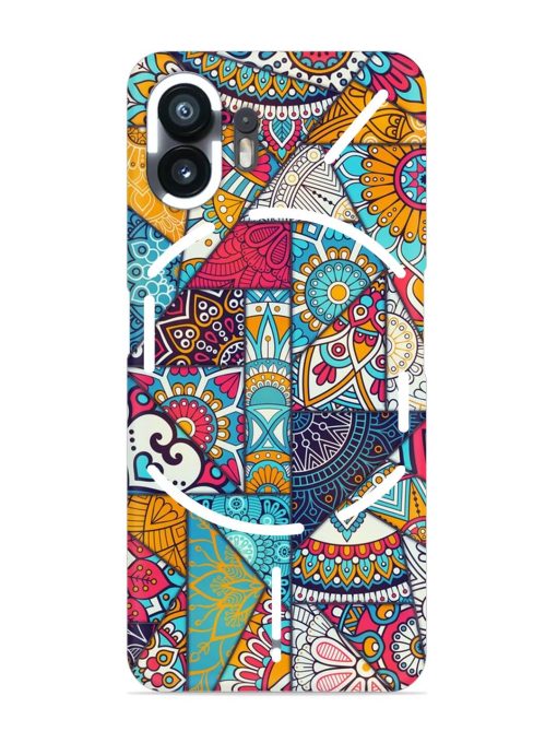 Patchwork Pattern Vintage Snap Case for Nothing Phone 2