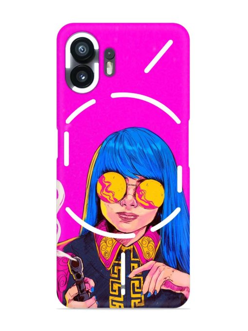 Aesthetic Anime Girl Snap Case for Nothing Phone 2