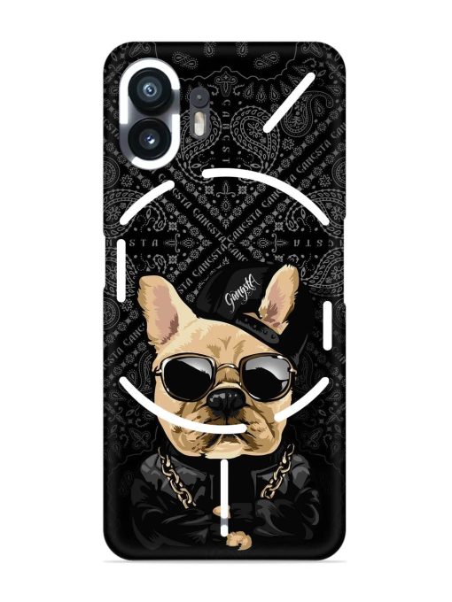 Gangsta Cool Sunglasses Dog Snap Case for Nothing Phone 2