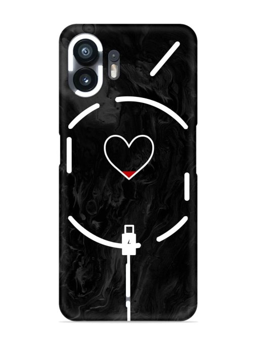 Heart Charging Vector Snap Case for Nothing Phone 2