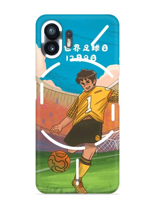 Soccer Kick Snap Case for Nothing Phone 2 Zapvi