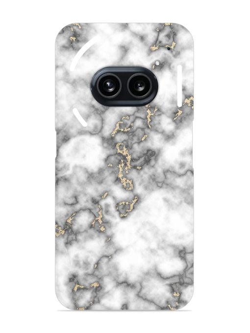 Gray And Gold Marble Snap Case for Nothing Phone 2A