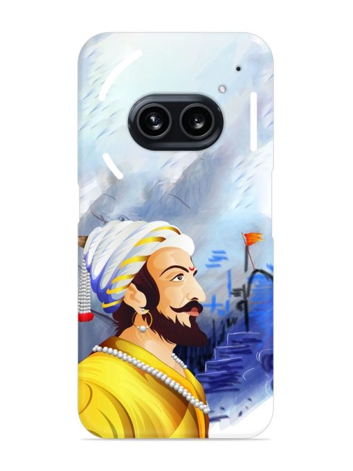 Shivaji Maharaj Color Paint Art Snap Case for Nothing Phone 2A Zapvi