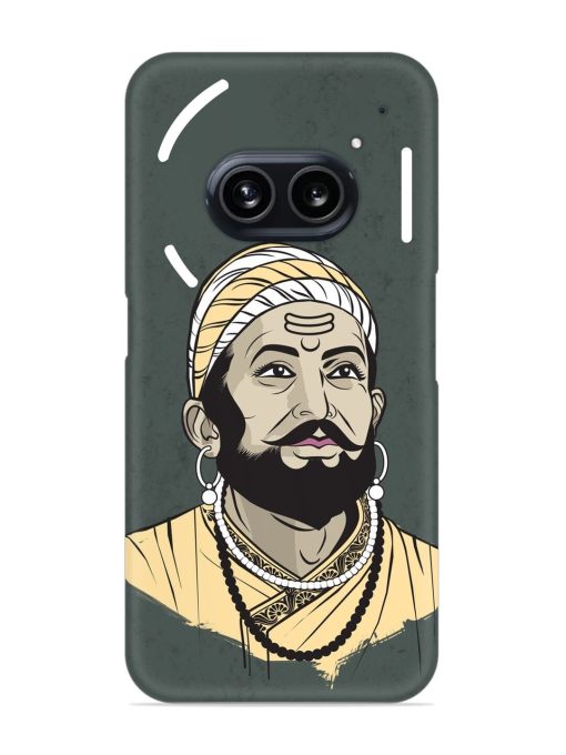 Shivaji Maharaj Vector Art Snap Case for Nothing Phone 2A Zapvi