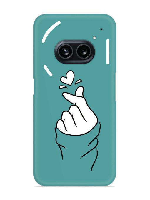 Korean Heart Sign Art Snap Case for Nothing Phone 2A