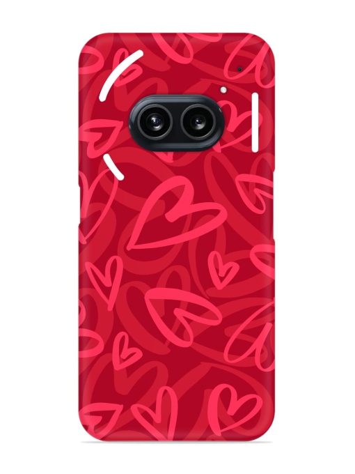 Seamless Romantic Pattern Snap Case for Nothing Phone 2A Zapvi