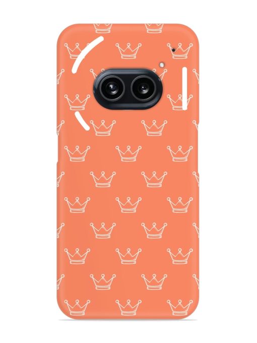 Hand Drawn Crown Snap Case for Nothing Phone 2A Zapvi