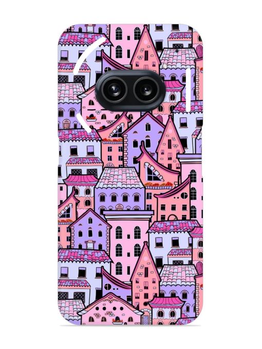 Seamless Pattern Houses Snap Case for Nothing Phone 2A Zapvi