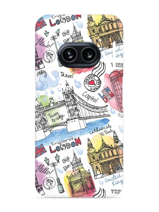 Vector London Landmark Snap Case for Nothing Phone 2A