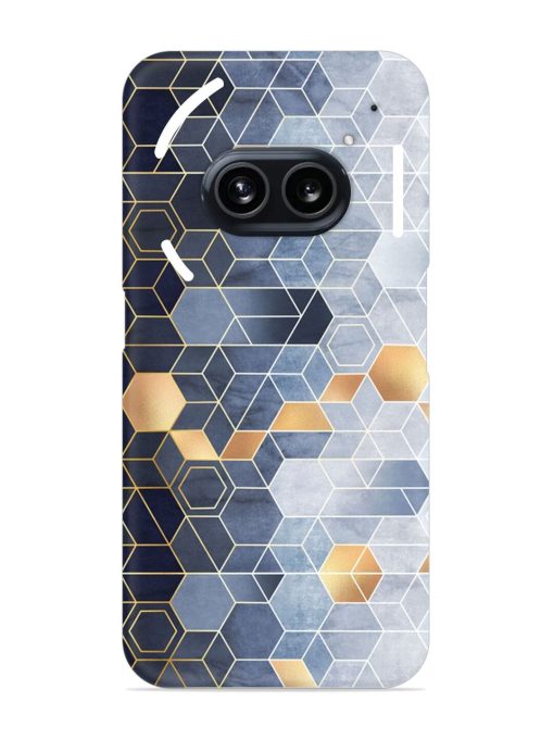 Geometric Abstraction Hexagons Snap Case for Nothing Phone 2A Zapvi