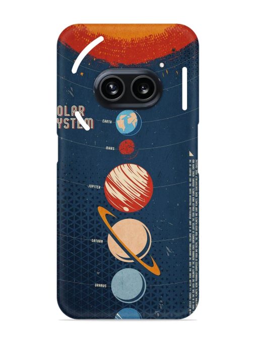 Solar System Vector Snap Case for Nothing Phone 2A Zapvi