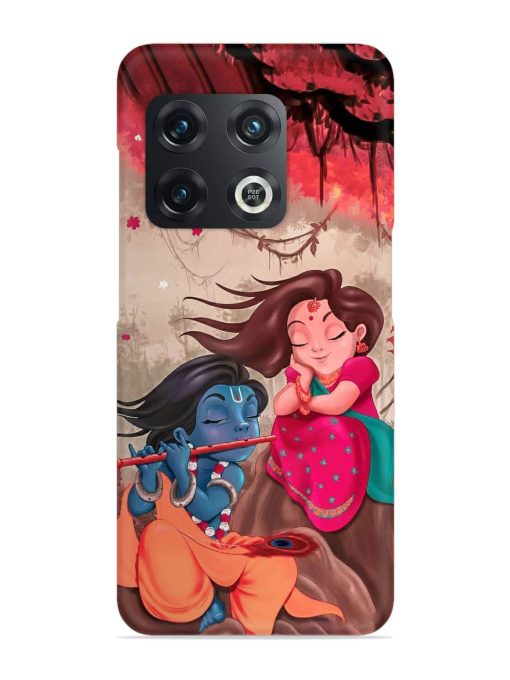 Radhe Krishna Water Art Snap Case for Oneplus 10 Pro (5G) Zapvi