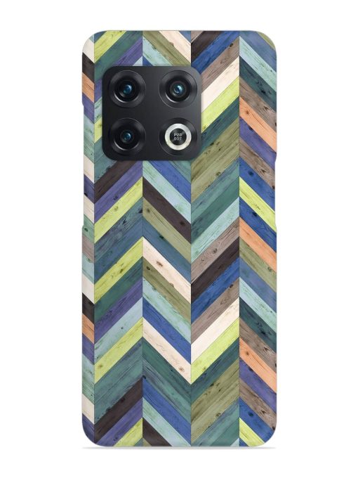 Chevron Random Color Snap Case for Oneplus 10 Pro (5G) Zapvi